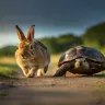 धीमी और स्थिर दौड़ - खरगोश और कछुए की कहानी The Story of Rabbit and Turtle