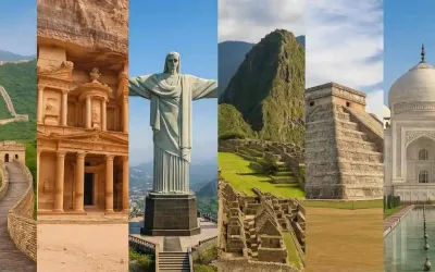 विश्व के 7 नए आश्चर्य और मिस्र के पिरामिड: मानव इतिहास की अद्भुत रचनाएँ! 7 Wonders of World