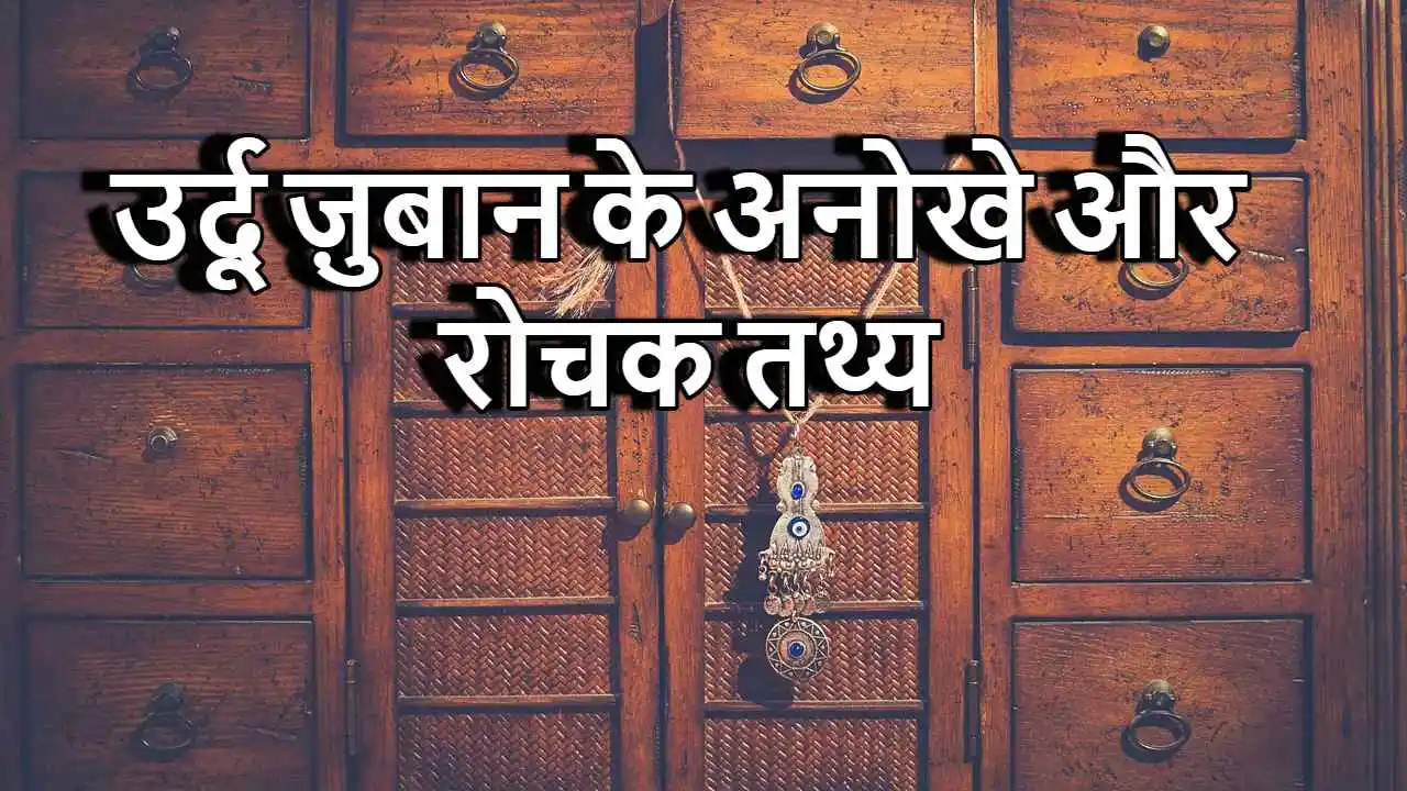 उर्दू ज़ुबान के अनोख...